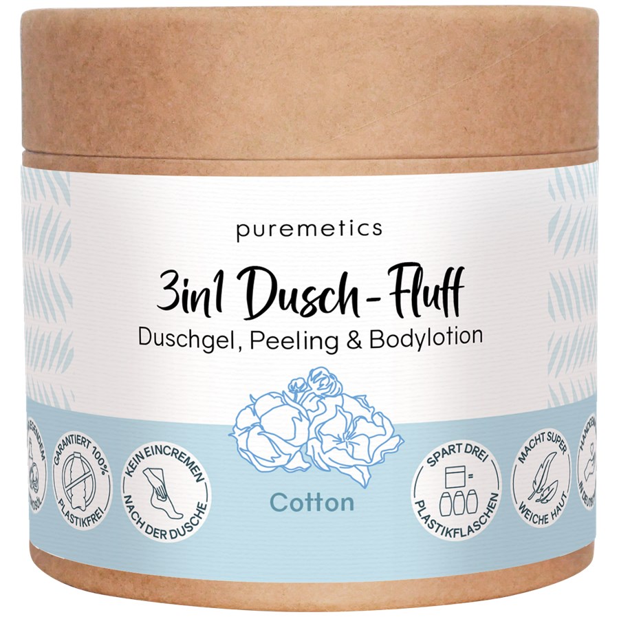 Гель для душа dusch-fluff cotton Puremetics, вес 250 гр.
Гель для душа dusch-fluff cotton Puremetics, вес 250 гр.