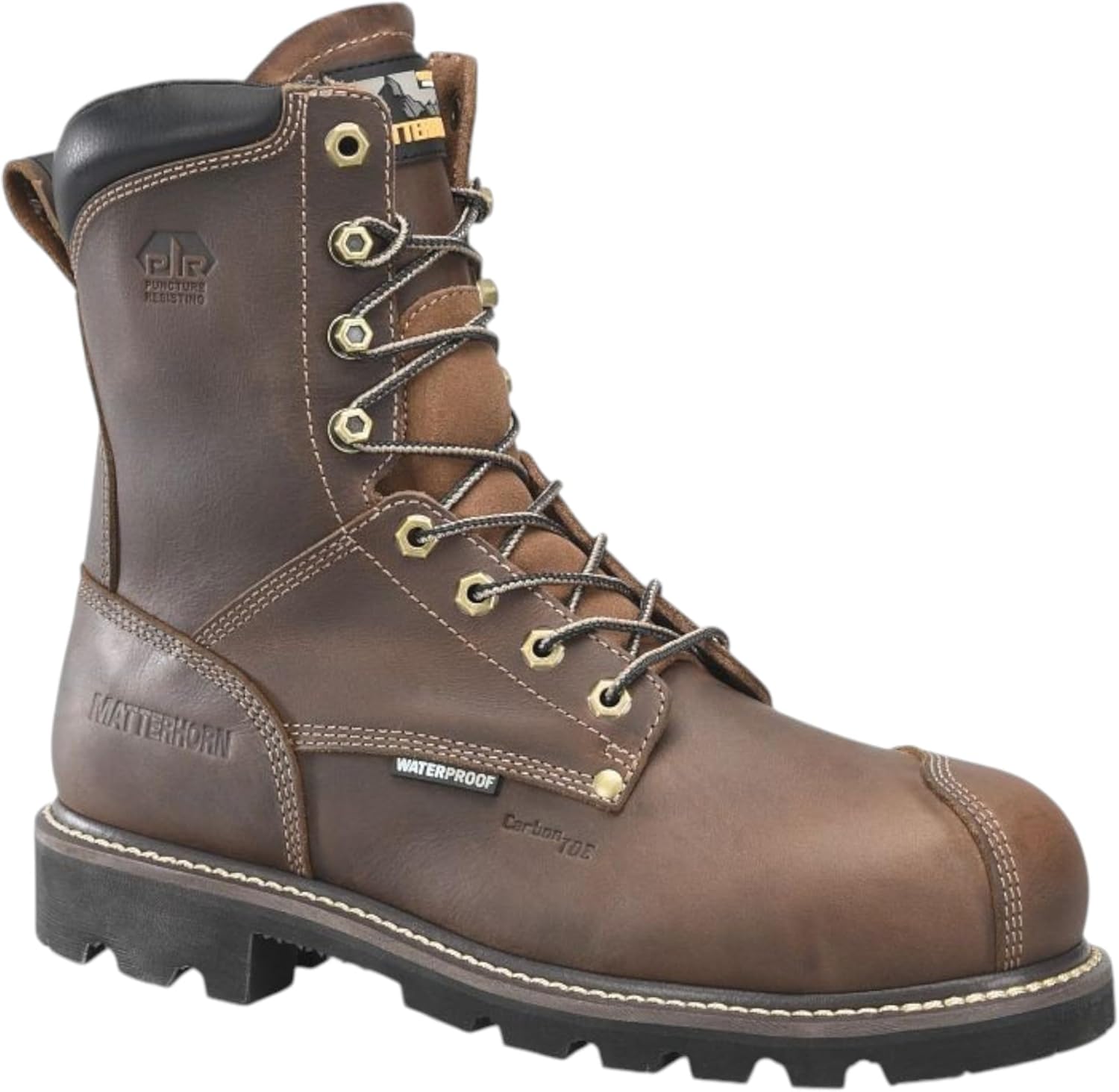 Мужские ботинки Matterhorn Corvus 8 с водонепроницаемым носком и защитой от проколов, из прочной кожи, с противоскользящей подошвой, сертифицированные EH, темно-коричневый
Мужские ботинки Matterhorn Corvus 8 с водонепроницаемым носком и защитой от проколов, из прочной кожи, с противоскользящей подошвой, сертифицированные EH, темно-коричневый