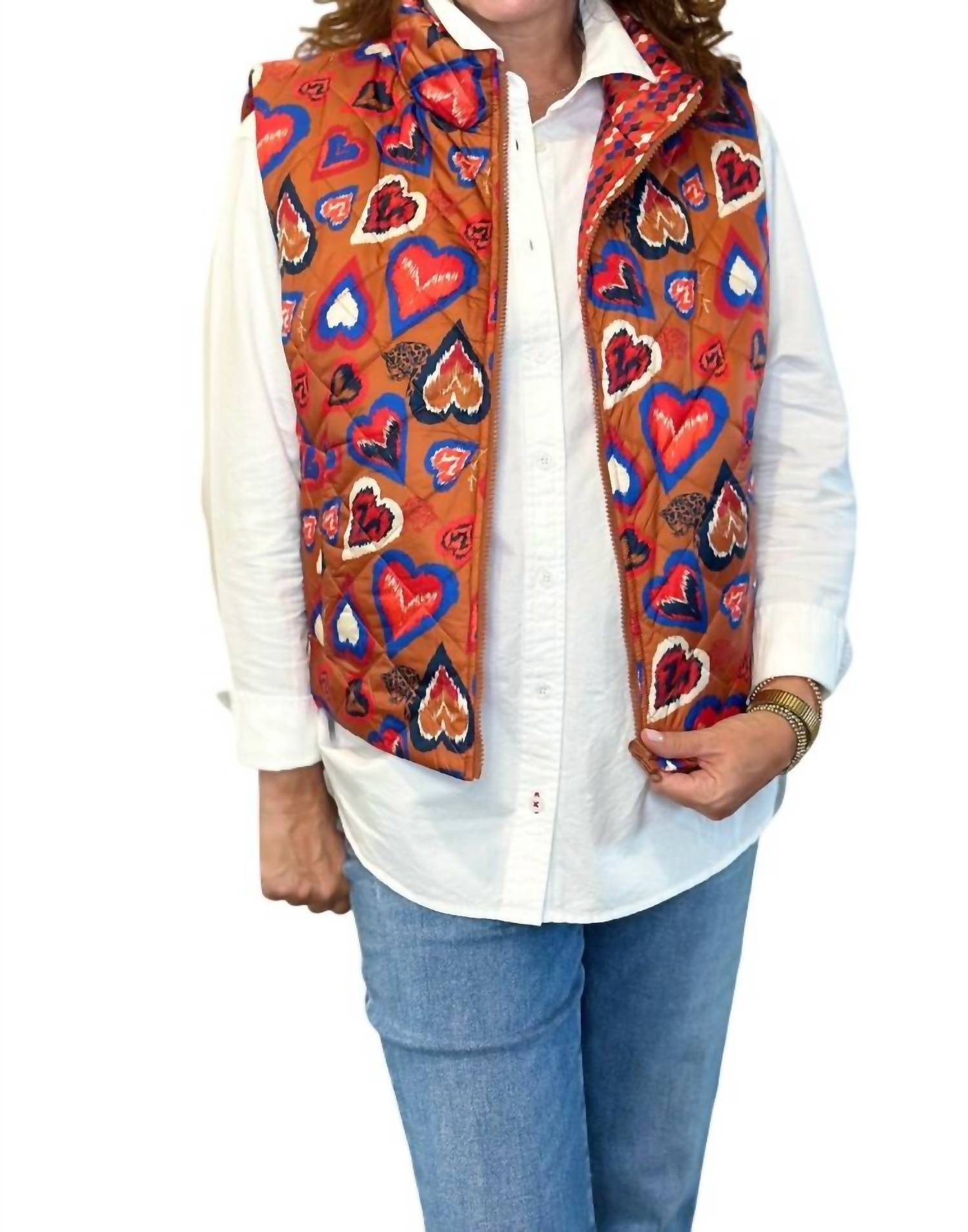 Жилет Ava в оранжевом цвете EMILY LOVELOCK 
Жилет Ava в оранжевом цвете EMILY LOVELOCK