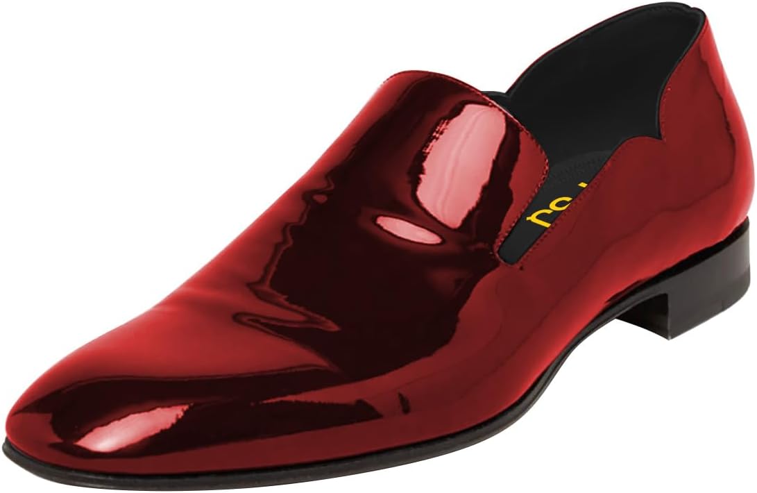 Мужские лоферы FSJ из блестящей лакированной кожи, без шнуровки, с закрытым носком, боковыми V-образными вырезами, удобные, для бизнеса, вечеринки, официальных мероприятий, стильные туфли-слипоны, размеры 4-16 US, красный
Мужские лоферы FSJ из блестящей лакированной кожи, без шнуровки, с закрытым носком, боковыми V-образными вырезами, удобные, для бизнеса, вечеринки, официальных мероприятий, стильные туфли-слипоны, размеры 4-16 US, красный