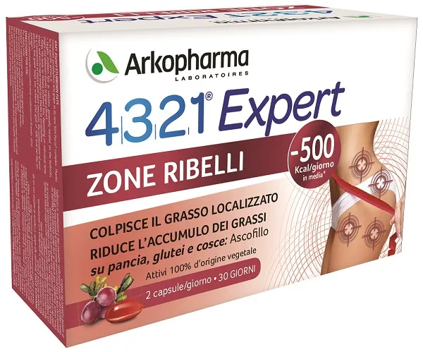 Arkopharma 4321 Expert Slim Zone Rebels 60 капсул против локализованного жира
Arkopharma 4321 Expert Slim Zone Rebels 60 капсул против локализованного жира