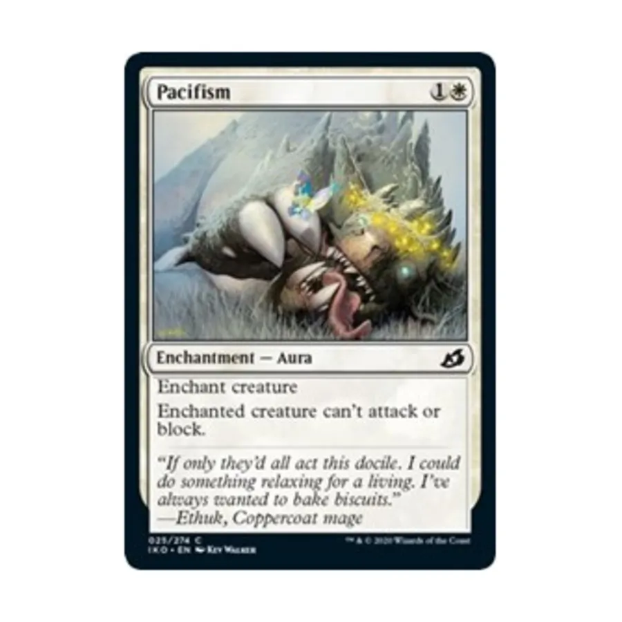 CCG Пацифизм (С), MTG - Ikoria - Lair of Behemoths
CCG Пацифизм (С), MTG - Ikoria - Lair of Behemoths