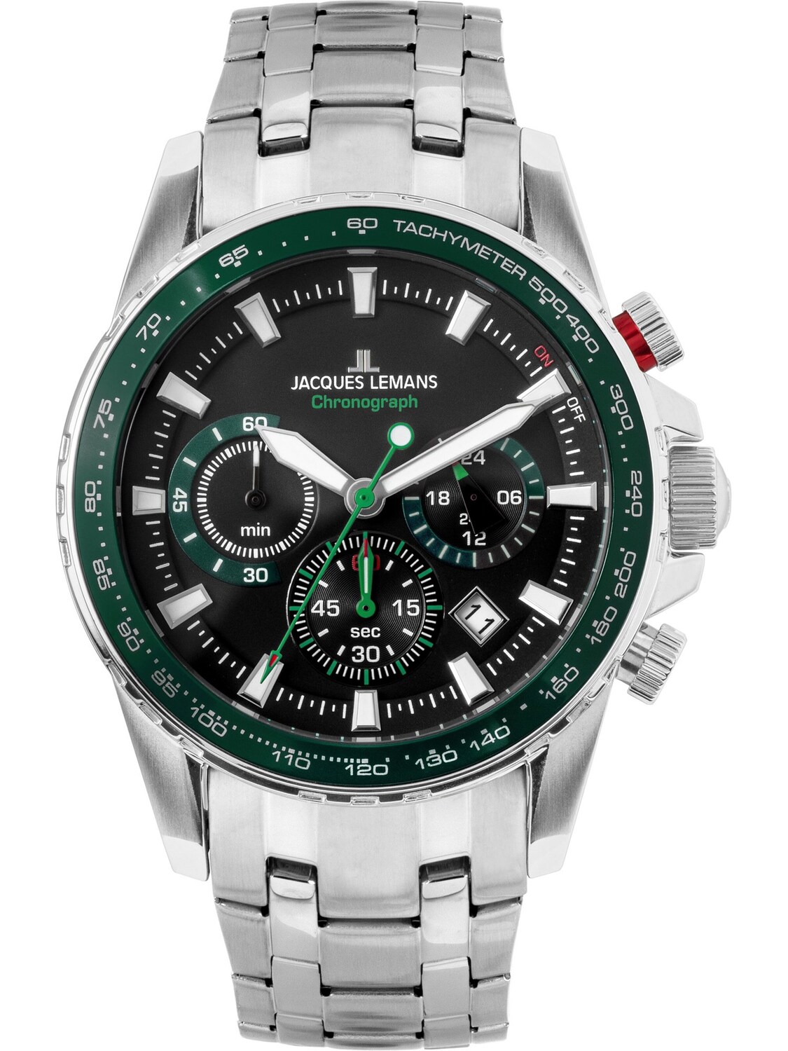 Jacques Lemans Часы Analog в зеленом цвете
Jacques Lemans Часы Analog в зеленом цвете