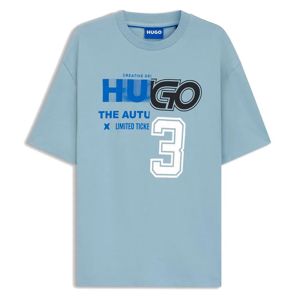 Футболка HUGO Nesite 10268981 01, синий 
Футболка HUGO Nesite 10268981 01, синий