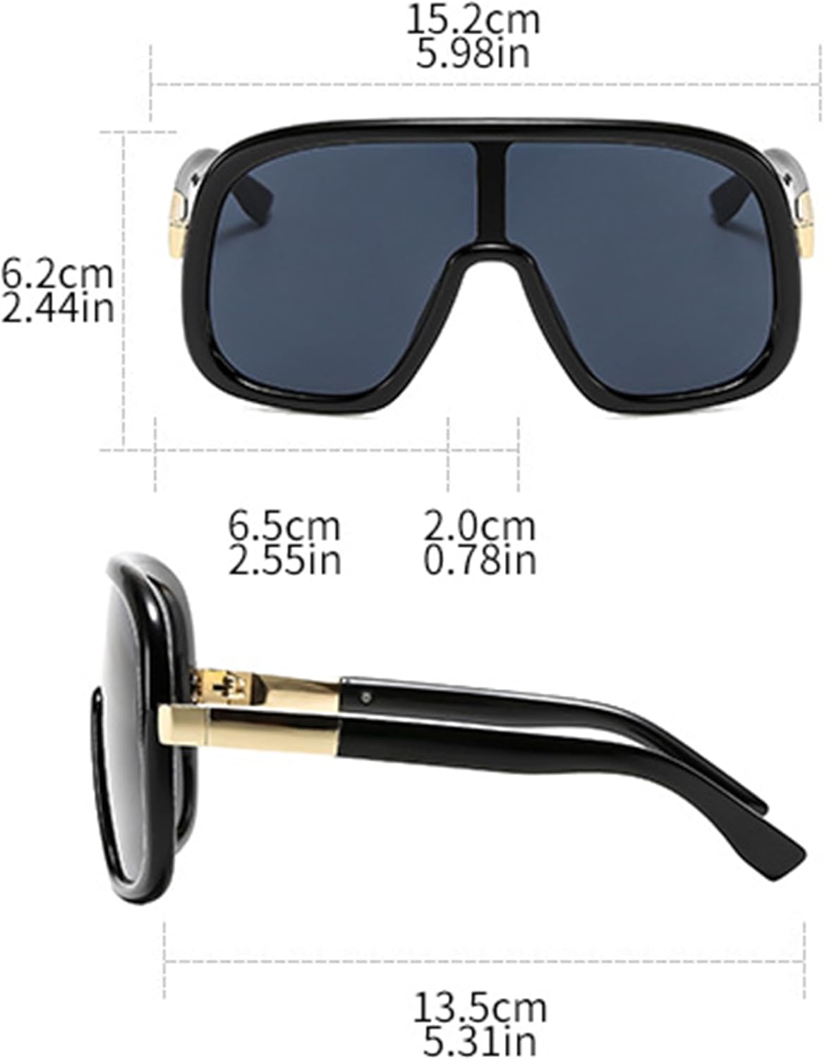 bullabulling Большие солнцезащитные очки-пилот для женщин, модные солнцезащитные очки в крупной оправе, цельные солнцезащитные очки-маска, модные квадратные очки, Beige
bullabulling Большие солнцезащитные очки-пилот для женщин, модные солнцезащитные очки в крупной оправе, цельные солнцезащитные очки-маска, модные квадратные очки, Beige