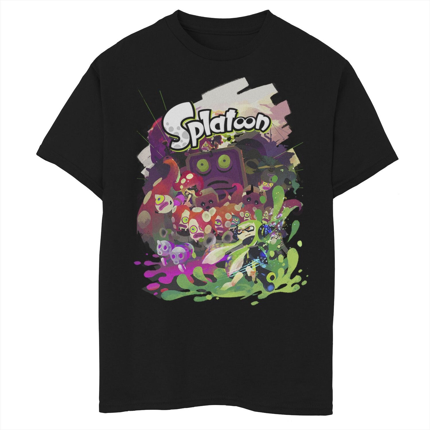 Футболка Nintendo Splatoon для мальчиков 8–20 лет с абстрактным рисунком и портретным рисунком Licensed Character
Футболка Nintendo Splatoon для мальчиков 8–20 лет с абстрактным рисунком и портретным рисунком Licensed Character