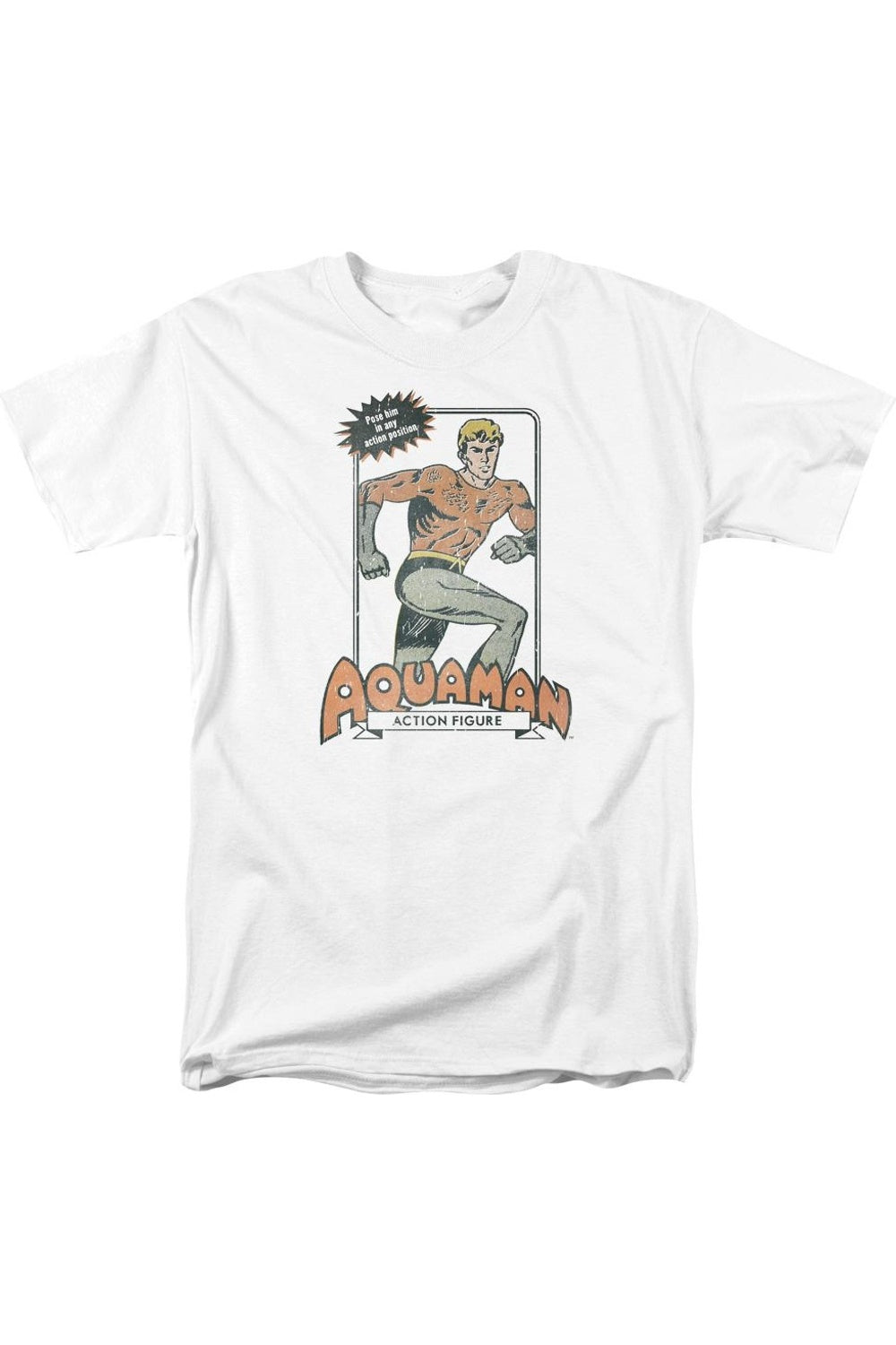 Футболка с коротким рукавом для взрослых DC Comics Am Action Figure Gildan, белый
Футболка с коротким рукавом для взрослых DC Comics Am Action Figure Gildan, белый