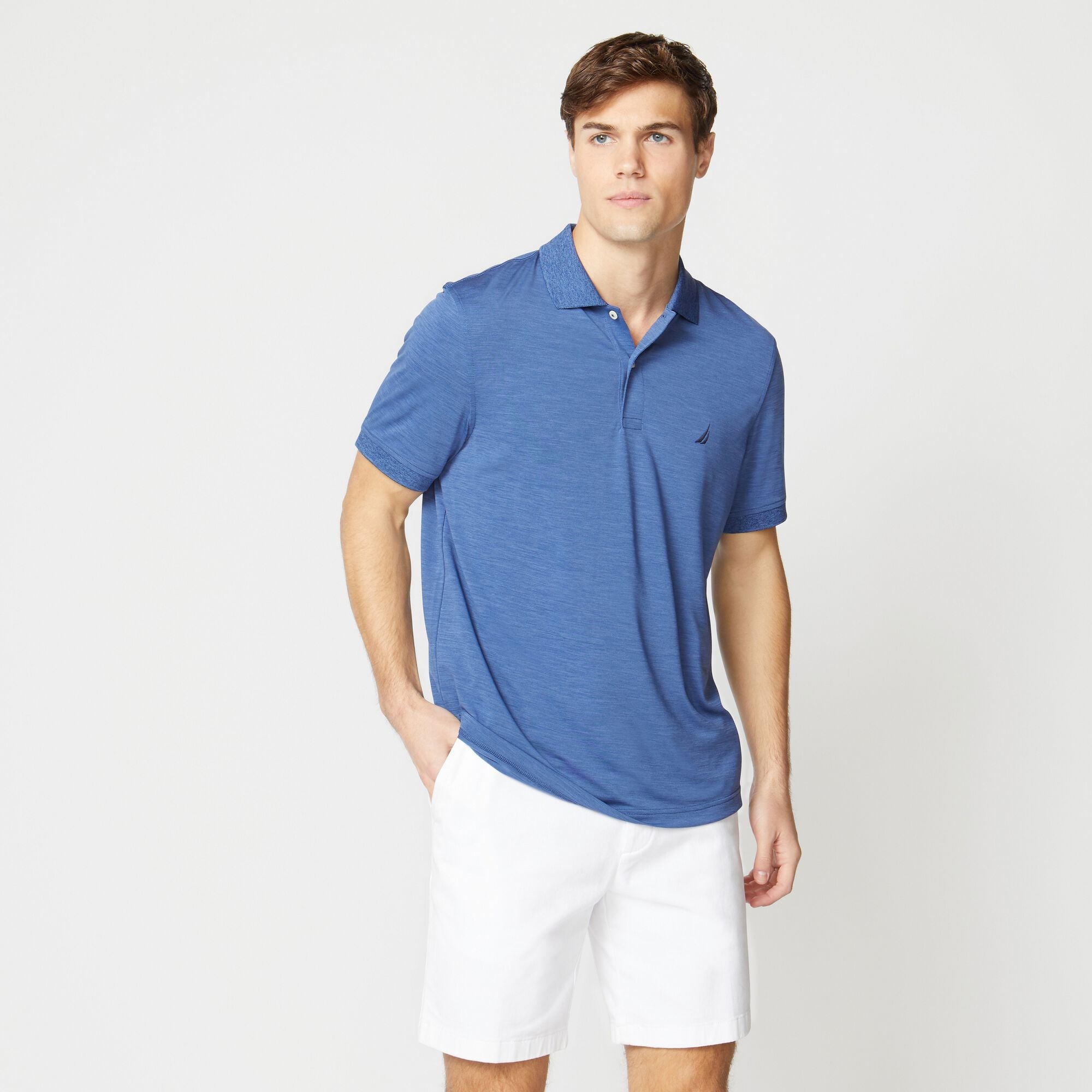 Мужская футболка-поло для гольфа Nautica Classic Fit Performance, цвет steller blue heather
Мужская футболка-поло для гольфа Nautica Classic Fit Performance, цвет steller blue heather