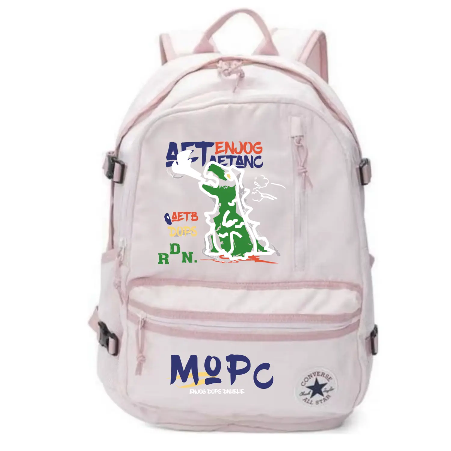 Converse Полиэстеровый рюкзак унисекс розовый, Dinosaur Graffiti
Converse Полиэстеровый рюкзак унисекс розовый, Dinosaur Graffiti