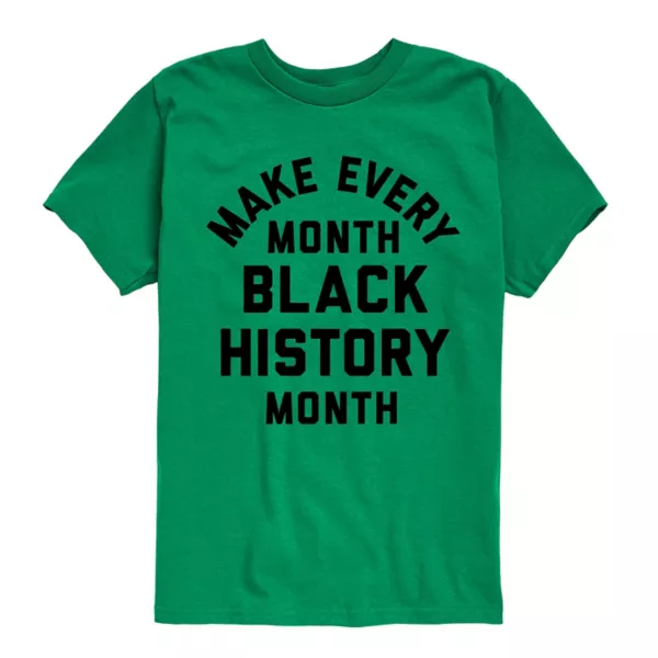 Футболка для мальчиков 8-20 лет с принтом месяца черной истории Licensed Character, зеленый
Футболка для мальчиков 8-20 лет с принтом месяца черной истории Licensed Character, зеленый