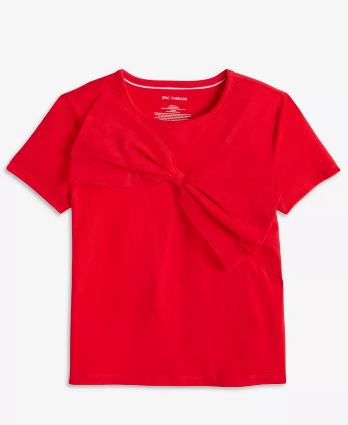 Детский топ с аппликацией в виде банта для девочек 5-20 Epic Threads, красный
Детский топ с аппликацией в виде банта для девочек 5-20 Epic Threads, красный
