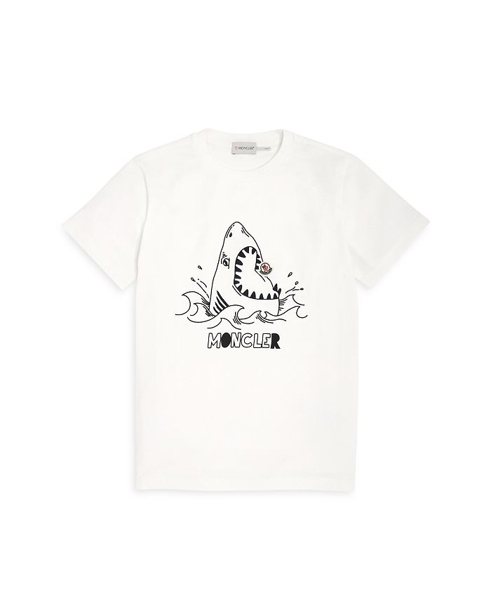 Мальчиковая футболка с коротким рукавом - для старших детей Moncler, коричневый/бежевый 
Мальчиковая футболка с коротким рукавом - для старших детей Moncler, коричневый/бежевый