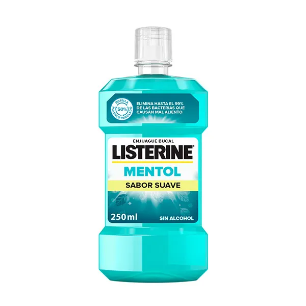 Ополаскиватель для рта Mentol Sabor Suave Listerine, 250 ml
Ополаскиватель для рта Mentol Sabor Suave Listerine, 250 ml