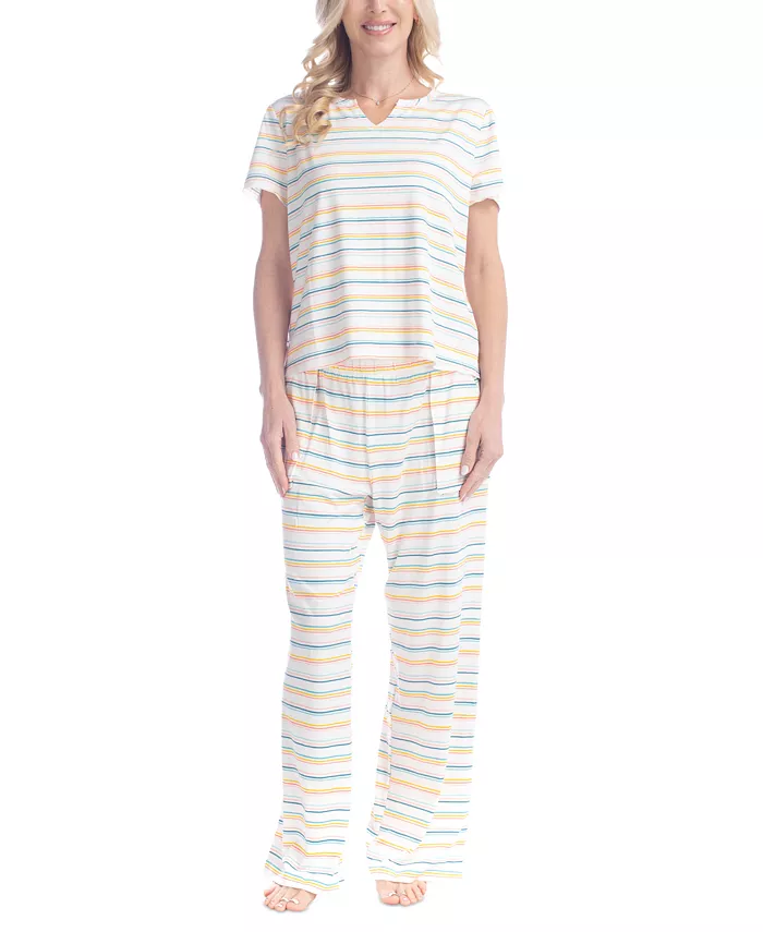 Женский пижамный комплект с принтом "Sea Flower" Ocean Pacific, белый
Женский пижамный комплект с принтом "Sea Flower" Ocean Pacific, белый