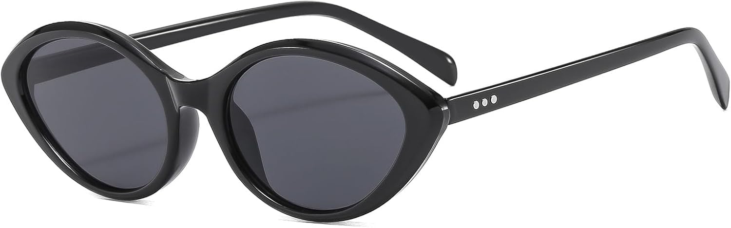 Солнцезащитные очки LJCZKA в стиле ретро, овальные, для женщин и мужчин, винтажные, 90-е, маленькие, «кошачий глаз», модные круглые солнцезащитные очки с защитой UV400, Bright Black Grey
Солнцезащитные очки LJCZKA в стиле ретро, овальные, для женщин и мужчин, винтажные, 90-е, маленькие, «кошачий глаз», модные круглые солнцезащитные очки с защитой UV400, Bright Black Grey