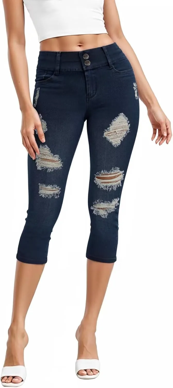 Женские шорты Bermuda Super Comfy Stretch Destructed Denim Hybrid & Company
Женские шорты Bermuda Super Comfy Stretch Destructed Denim Hybrid & Company