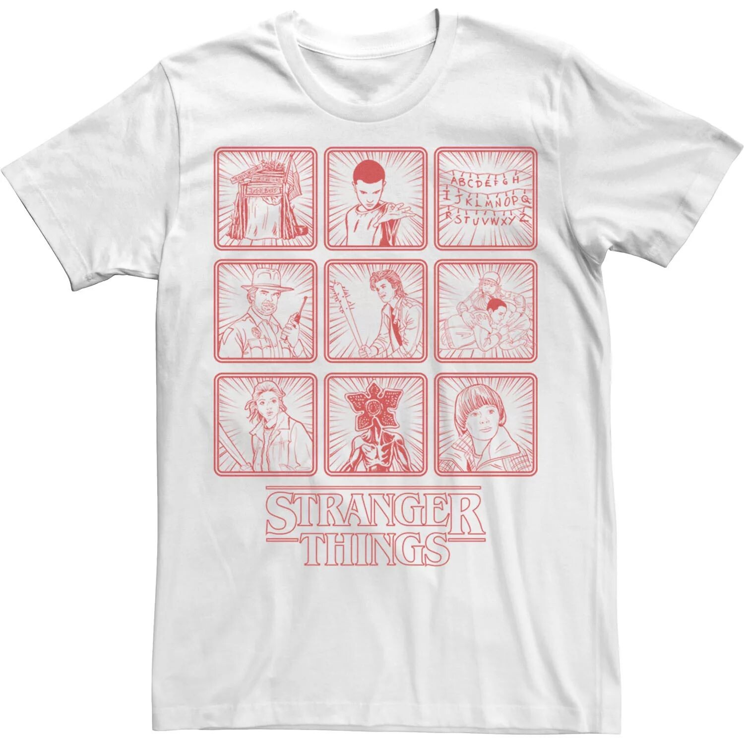 Мужская футболка Netflix Stranger Things Red Line Art Box Up Licensed Character
Мужская футболка Netflix Stranger Things Red Line Art Box Up Licensed Character
