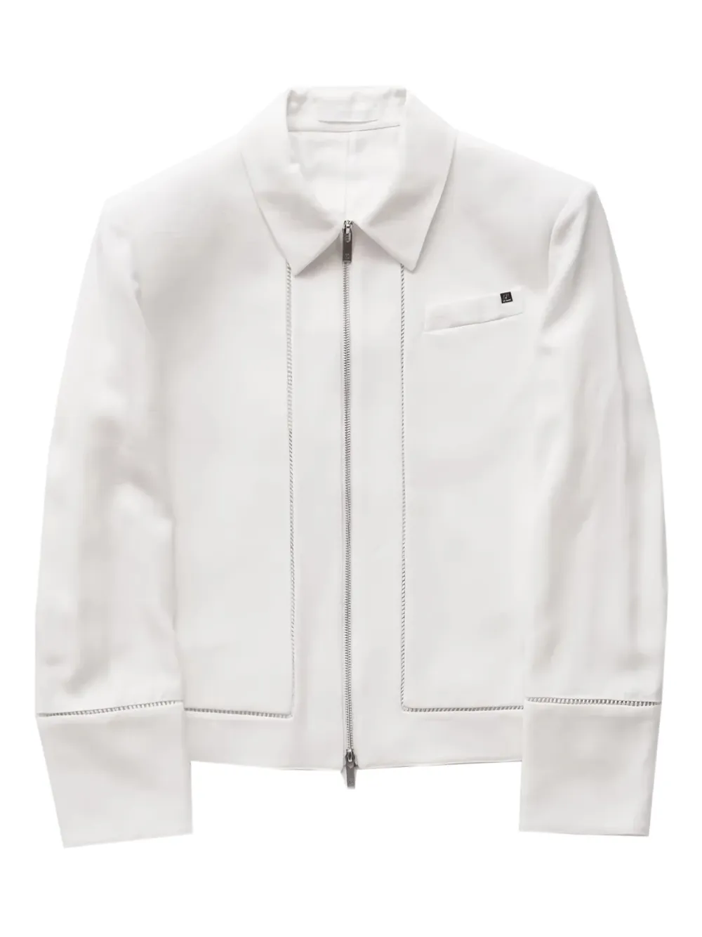 Бомбер на молнии Helmut Lang, белый
Бомбер на молнии Helmut Lang, белый