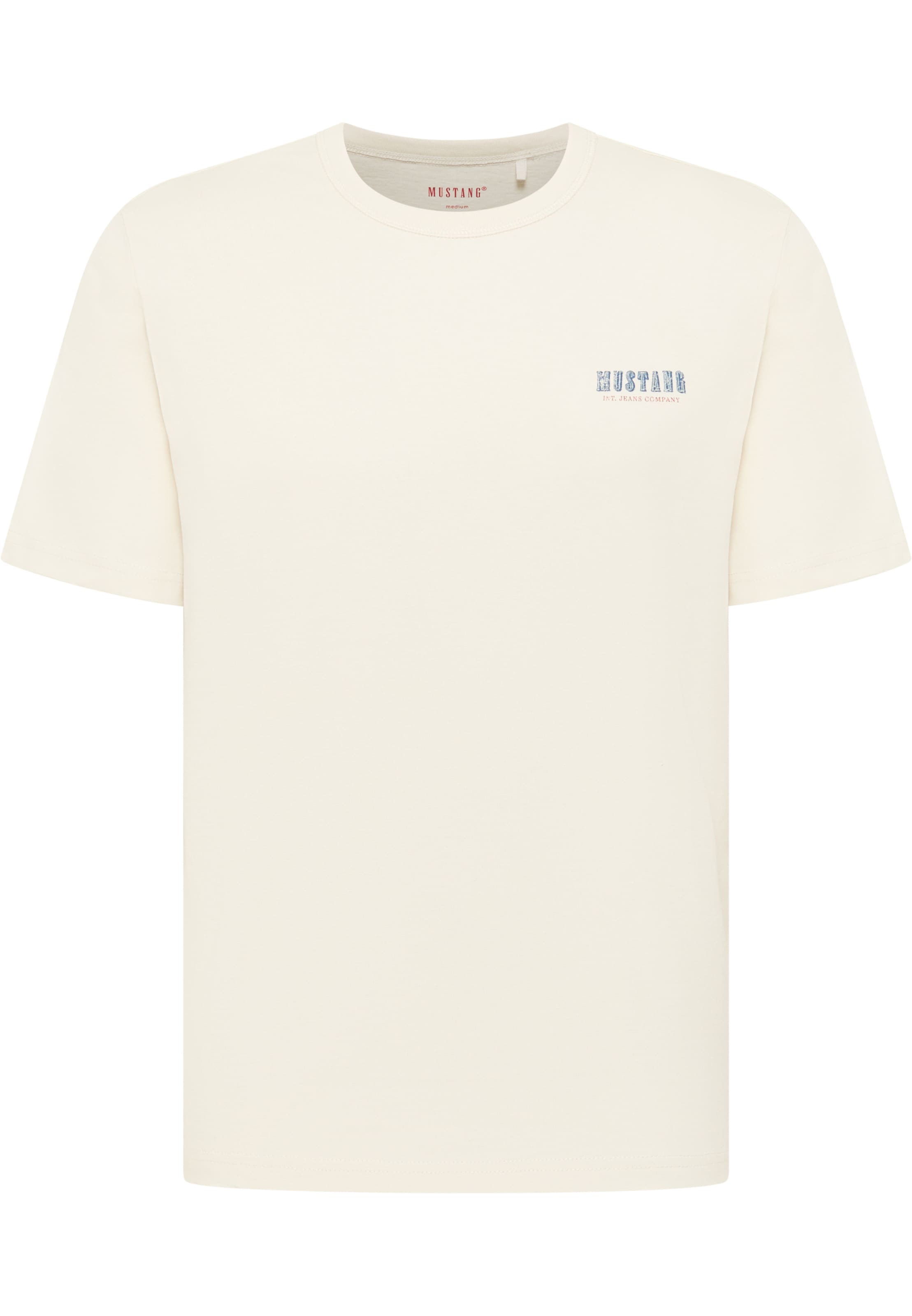 MUSTANG Футболка 'Austin' в цвете Off White
MUSTANG Футболка 'Austin' в цвете Off White