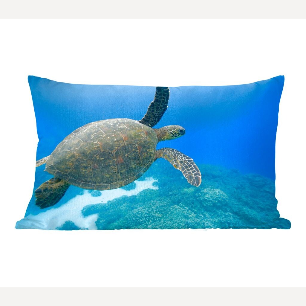 MuchoWow Turtle - Фотопечать с зеленой плавающей черепахой - 50x30 см - Чехлы для диванных подушек - без наполнителя
MuchoWow Turtle - Фотопечать с зеленой плавающей черепахой - 50x30 см - Чехлы для диванных подушек - без наполнителя