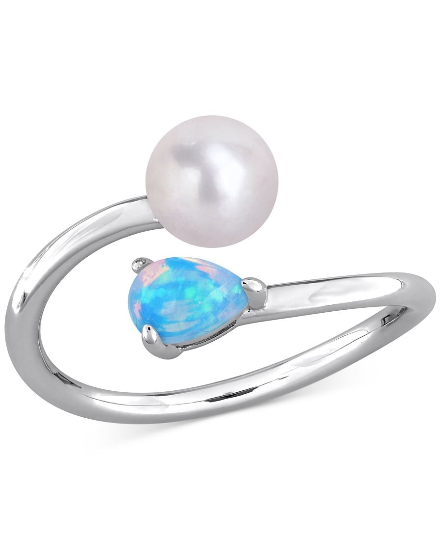 Кольцо с культивированным пресноводным жемчугом и гранатом (общий вес 0,5 карата) в оправе из стерлингового серебра с покрытием из 18-каратного золота Macy's, Opal
Кольцо с культивированным пресноводным жемчугом и гранатом (общий вес 0,5 карата) в оправе из стерлингового серебра с покрытием из 18-каратного золота Macy's, Opal