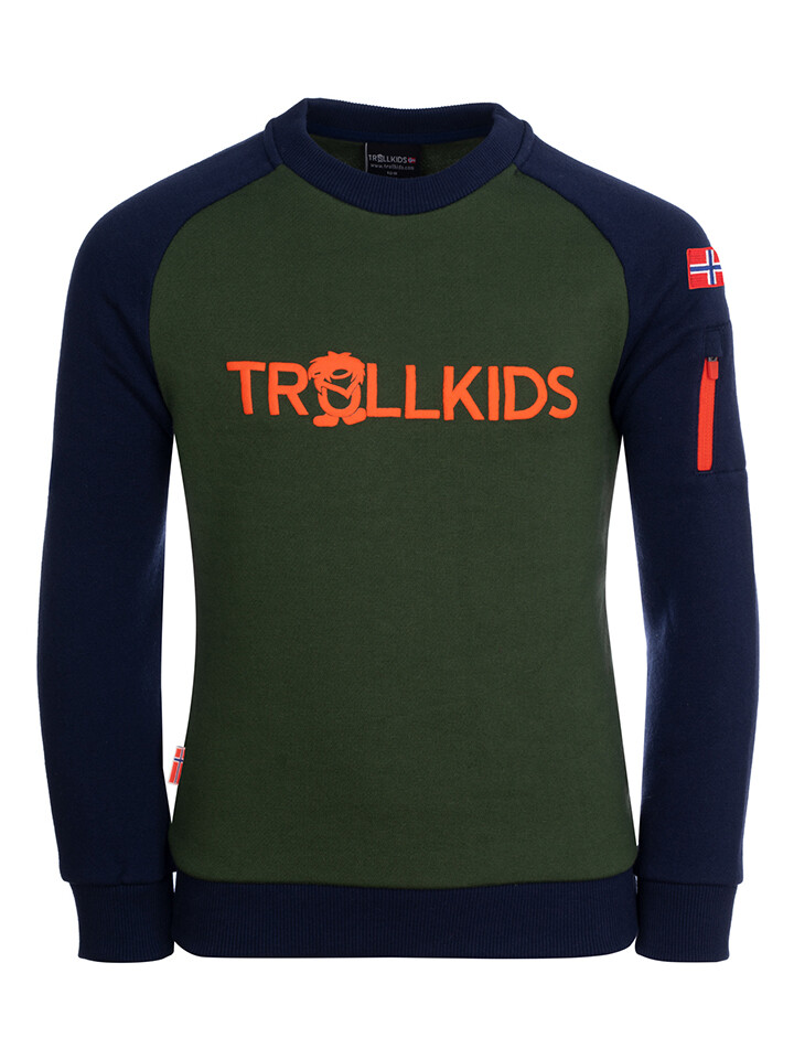Толстовка Trollkids Sandefjord, хаки
Толстовка Trollkids Sandefjord, хаки
