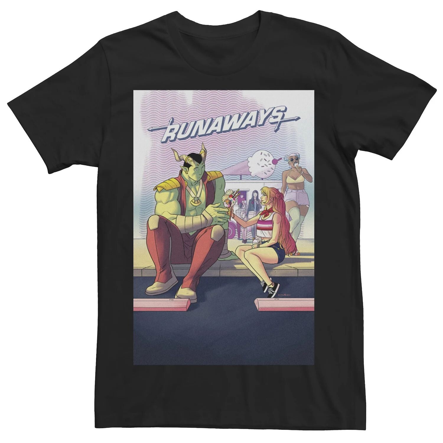 Мужская футболка с обложкой комиксов Marvel Runaways The Aftermath of Was Everything Licensed Character
Мужская футболка с обложкой комиксов Marvel Runaways The Aftermath of Was Everything Licensed Character