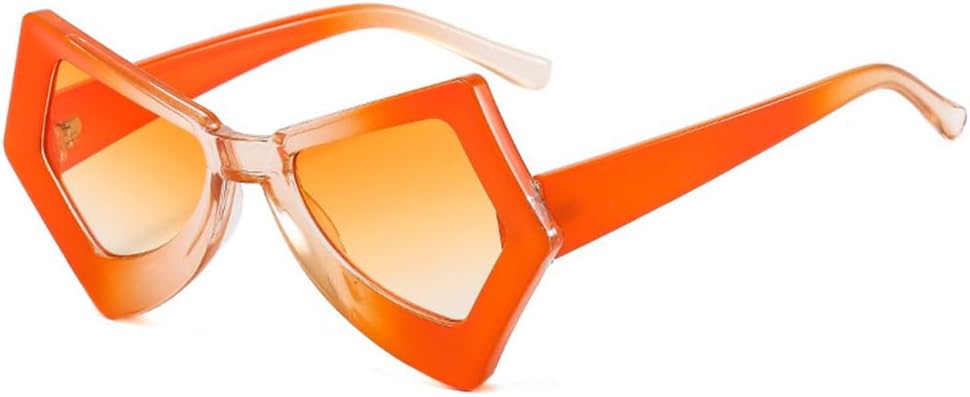 Солнцезащитные очки в стиле ретро «Кошачий глаз» с многоугольными линзами, градиентный переход цвета, защита от ультрафиолета UV400, мужские солнцезащитные очки generic, Orange Orange
Солнцезащитные очки в стиле ретро «Кошачий глаз» с многоугольными линзами, градиентный переход цвета, защита от ультрафиолета UV400, мужские солнцезащитные очки generic, Orange Orange