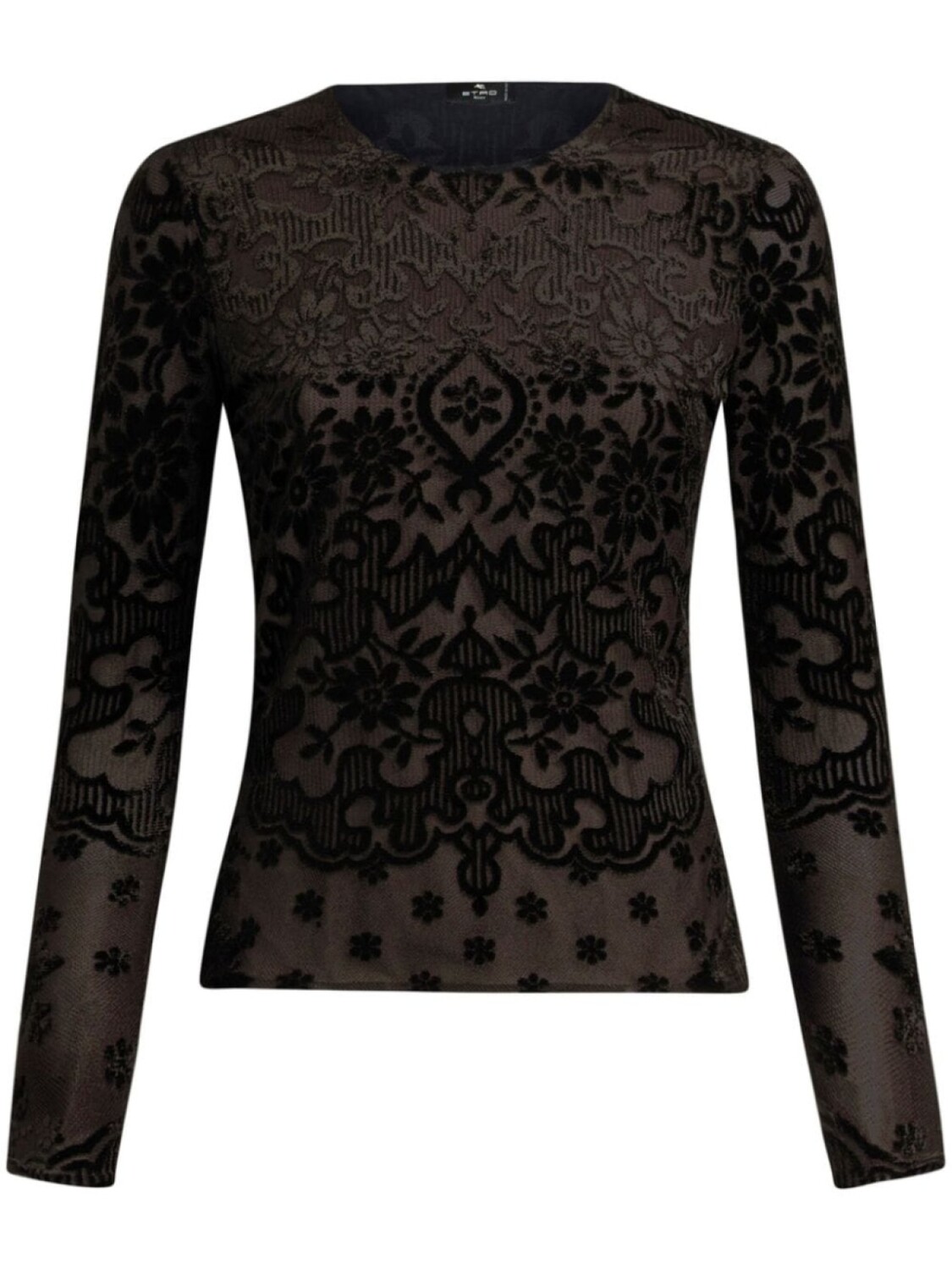 ETRO топ из тюля и жаккардового бархата, черный
ETRO топ из тюля и жаккардового бархата, черный
