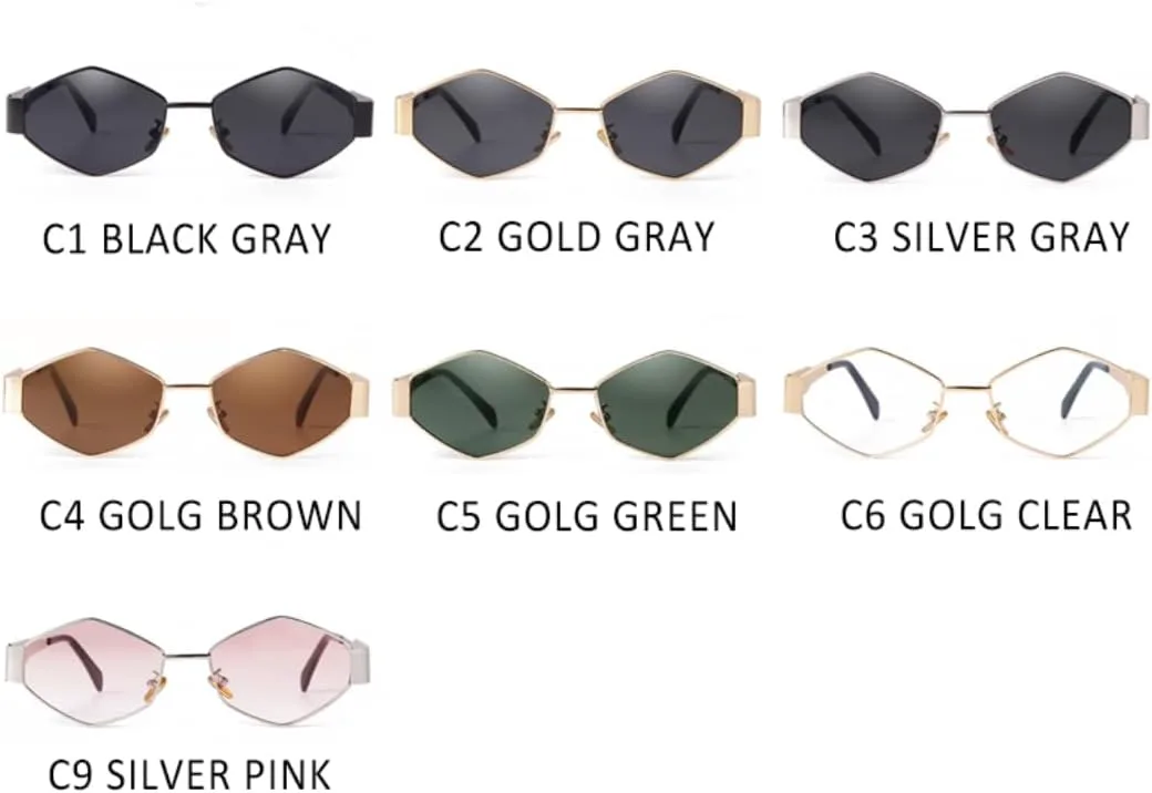 Солнцезащитные очки с защитой UV400 | Металлическая оправа, панк, зеленый | для женщин и мужчин, для занятий спортом на открытом воздухе и вождения (03) LXLHWN, 01
Солнцезащитные очки с защитой UV400 | Металлическая оправа, панк, зеленый | для женщин и мужчин, для занятий спортом на открытом воздухе и вождения (03) LXLHWN, 01