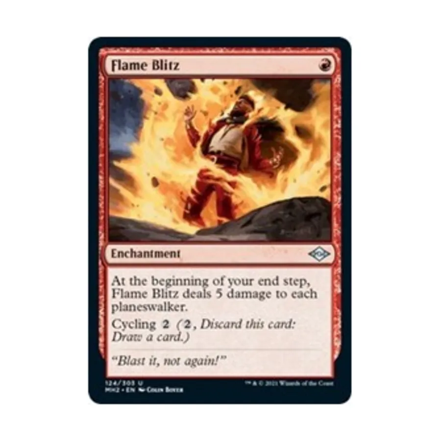 CCG Огненный блиц (U), MTG - Modern Horizons 2
CCG Огненный блиц (U), MTG - Modern Horizons 2