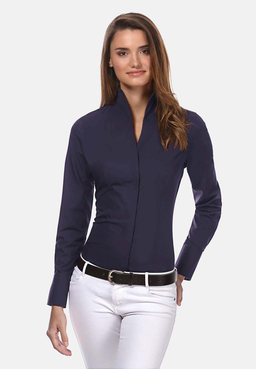 Блуза Vincenzo Boretti, синий 
Блуза Vincenzo Boretti, синий