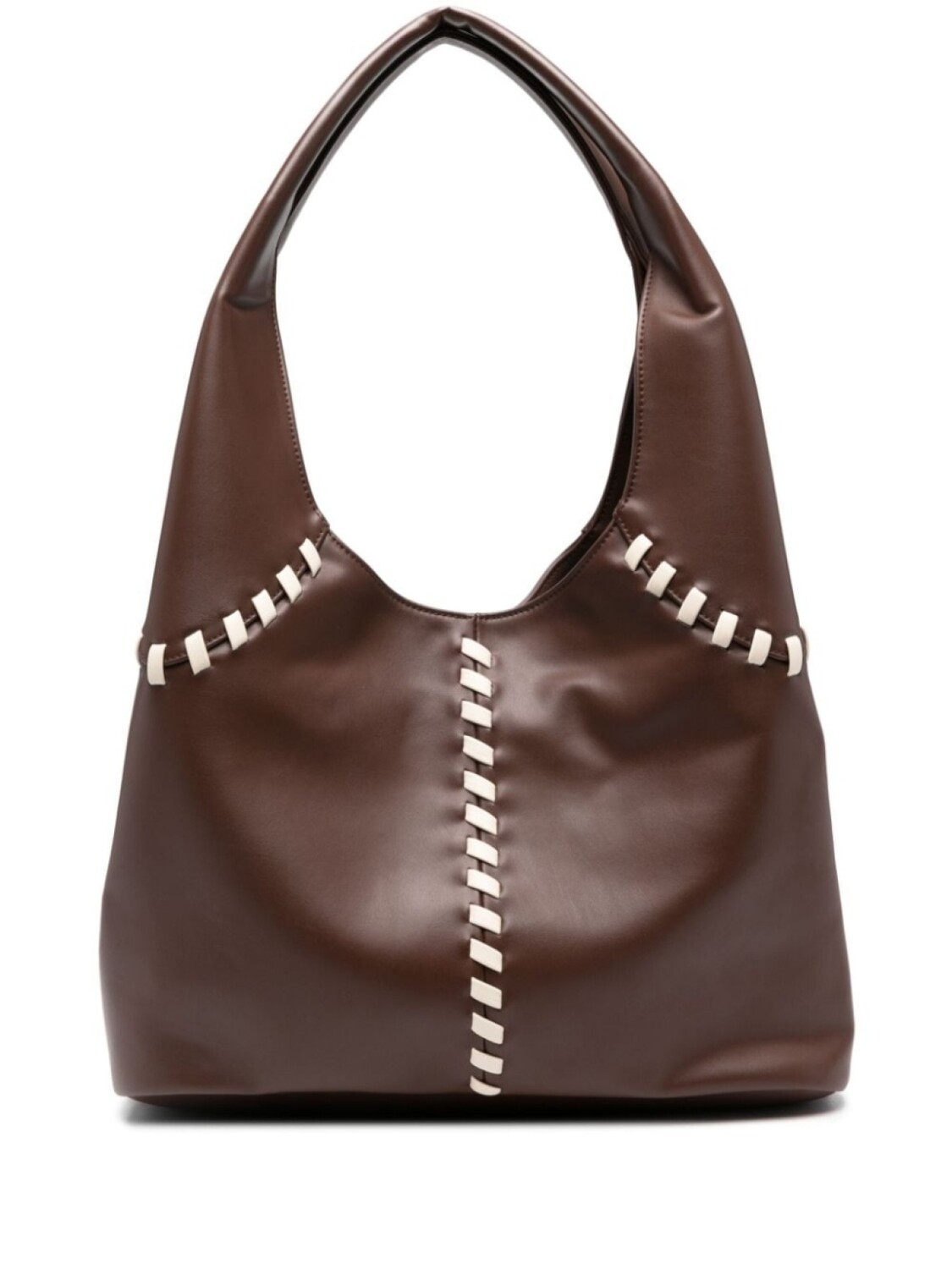 Themoirè сумка на плечо Ninfa с декоративной строчкой, коричневый 
Themoirè сумка на плечо Ninfa с декоративной строчкой, коричневый