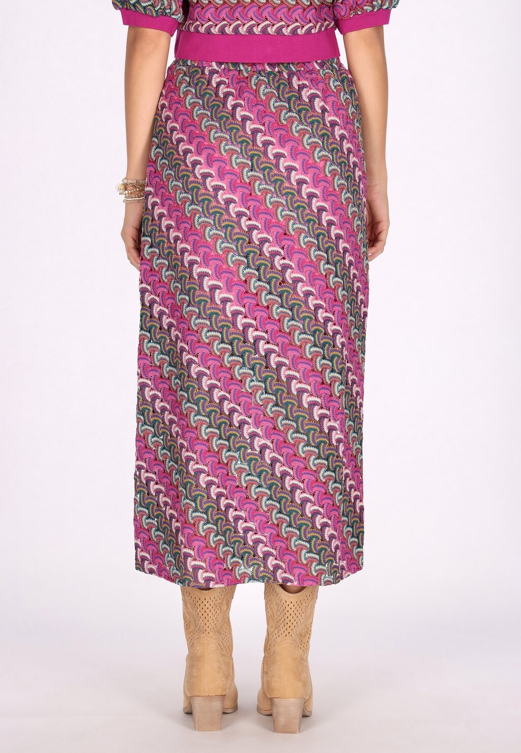 Юбка А-силуэта IZIA, розовый 
Юбка А-силуэта IZIA, розовый