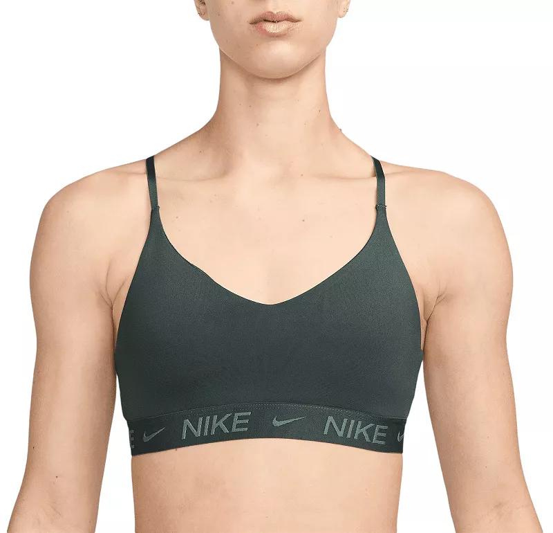 Женский регулируемый спортивный бюстгальтер с мягкой подкладкой Indy Light Support Nike, цвет Vintage Green
Женский регулируемый спортивный бюстгальтер с мягкой подкладкой Indy Light Support Nike, цвет Vintage Green