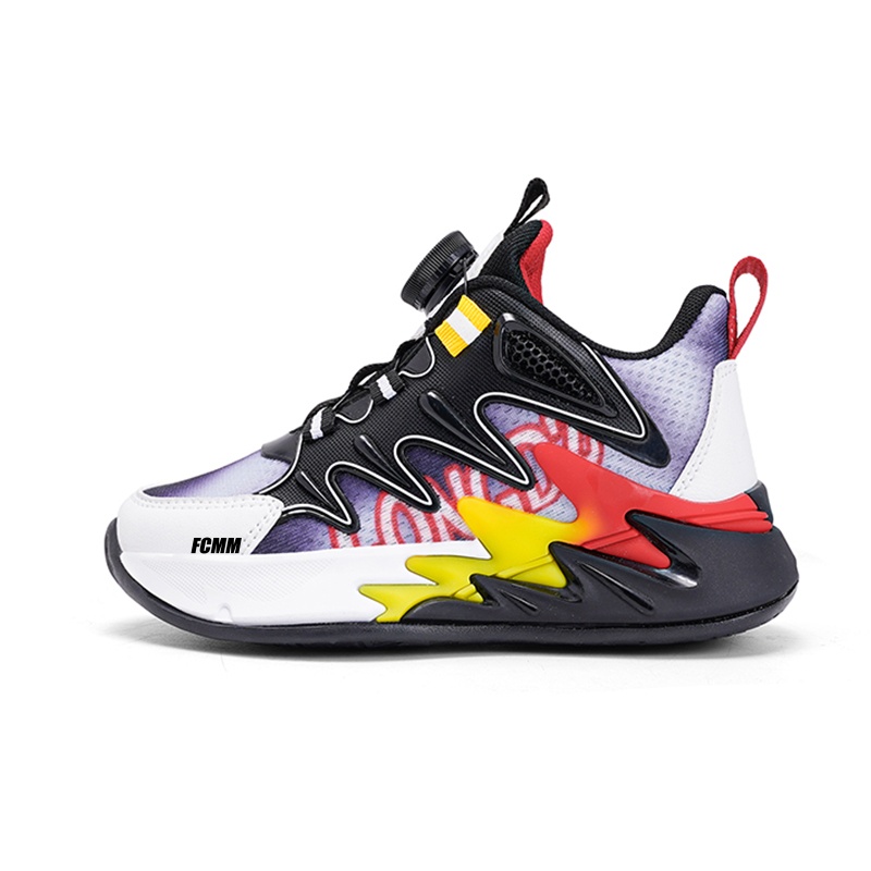 Дышащие баскетбольные кроссовки для детей FCMM, черный/красный
Дышащие баскетбольные кроссовки для детей FCMM, черный/красный