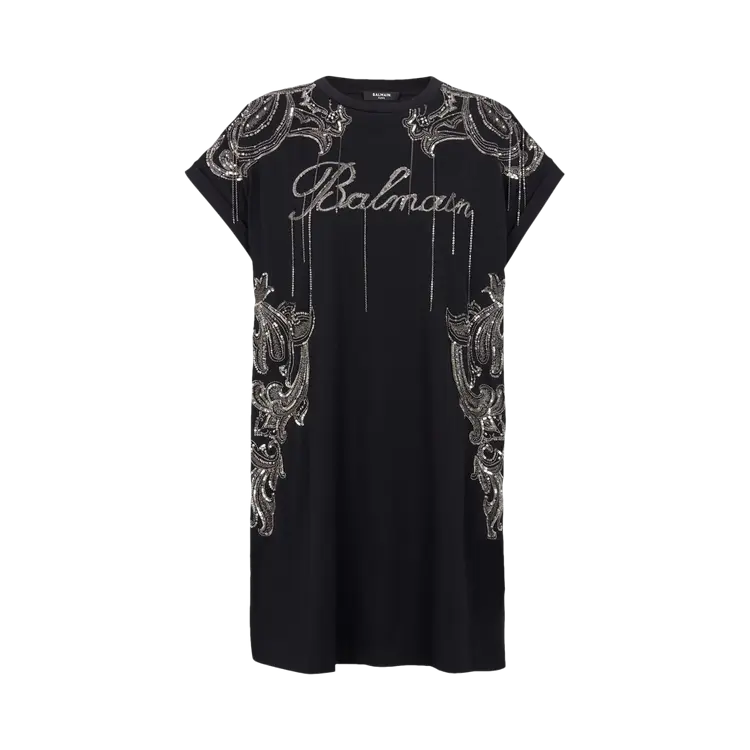 Шорты Balmain Sleeveless Embroidered Paisley Chains Dress 'Black/Old Silver', черный
Шорты Balmain Sleeveless Embroidered Paisley Chains Dress 'Black/Old Silver', черный