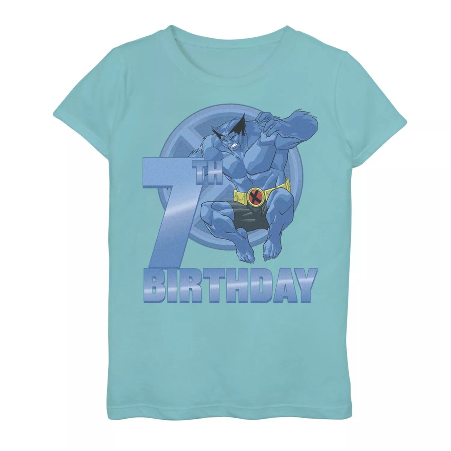 Футболка с изображением 7-го дня рождения для девочек 7–16 лет, значок Marvel X-Men Beast, Beast Marvel
Футболка с изображением 7-го дня рождения для девочек 7–16 лет, значок Marvel X-Men Beast, Beast Marvel