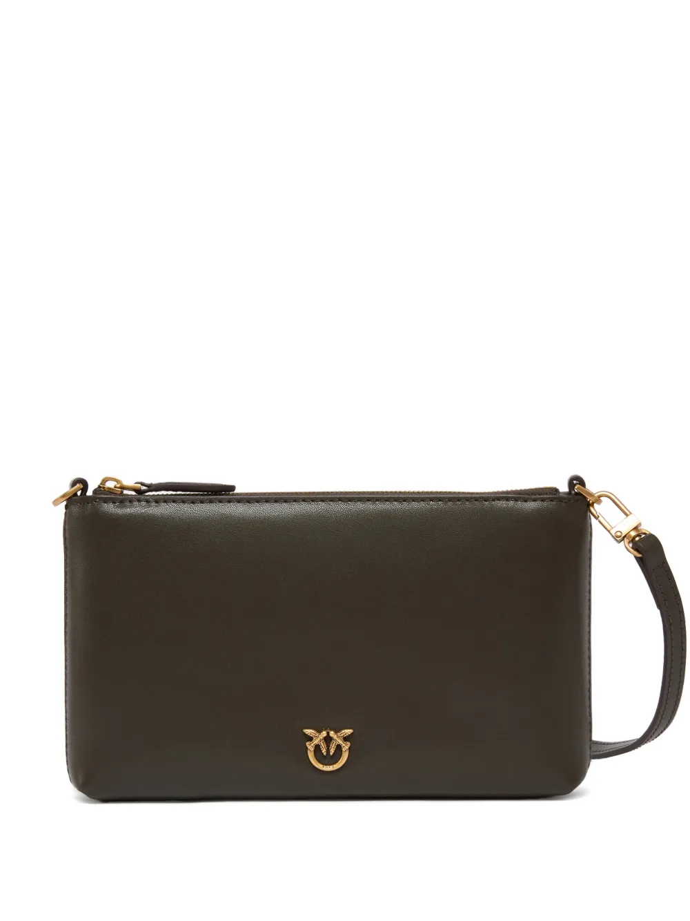 Сумка-клатч на молнии с нашивкой-логотипом Pinko, зеленый
Сумка-клатч на молнии с нашивкой-логотипом Pinko, зеленый