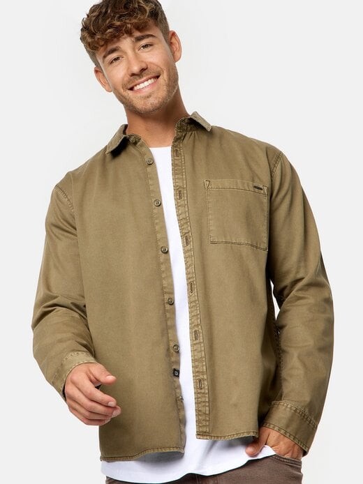 Рубашка с длинными рукавами и вышивкой Indicode, зеленый
Рубашка с длинными рукавами и вышивкой Indicode, зеленый