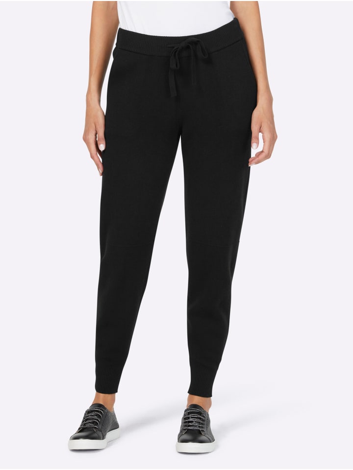 Тканевые брюки Heine, черный
Тканевые брюки Heine, черный