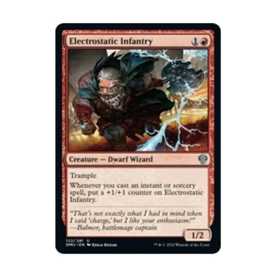 CCG Электростатическая пехота (U), MTG - Dominaria United
CCG Электростатическая пехота (U), MTG - Dominaria United
