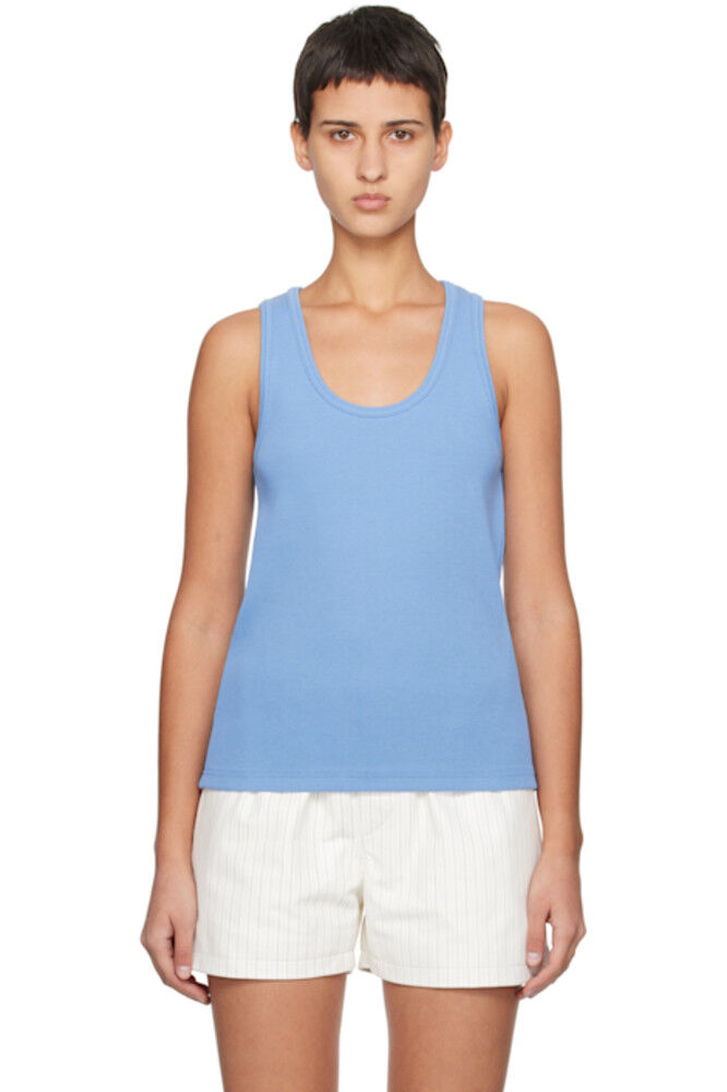 Синяя ребристая майка Bottega Veneta
Синяя ребристая майка Bottega Veneta