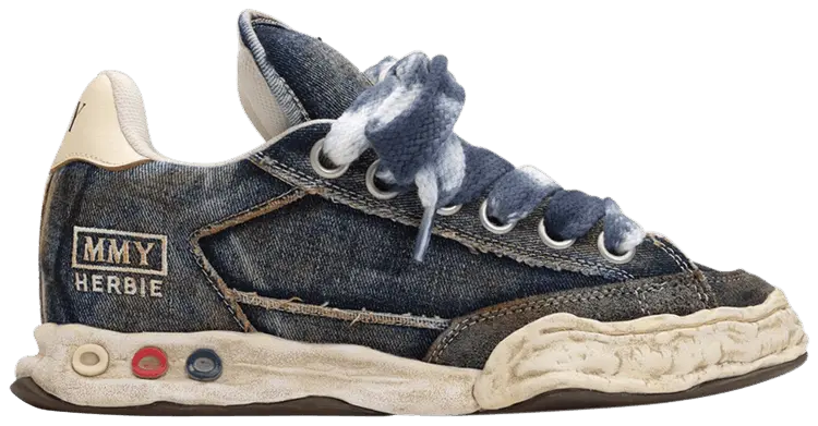 Кроссовки Maison Mihara Yasuhiro Herbie Puffer OG Sole Washed Denim Low 'Blue', синий 
Кроссовки Maison Mihara Yasuhiro Herbie Puffer OG Sole Washed Denim Low 'Blue', синий