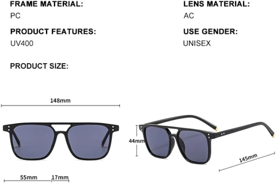 Ретро-модные панк-солнцезащитные очки для женщин и мужчин, классические винтажные, с защитой от УФ-излучения UV400, для использования на открытом воздухе VFDHN, Blue
Ретро-модные панк-солнцезащитные очки для женщин и мужчин, классические винтажные, с защитой от УФ-излучения UV400, для использования на открытом воздухе VFDHN, Blue