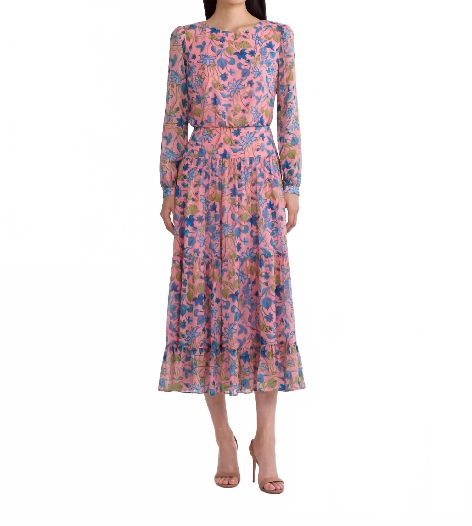 Платье миди Isabel с круглым вырезом в оттенке Taman Blush Saloni, Taman Blush
Платье миди Isabel с круглым вырезом в оттенке Taman Blush Saloni, Taman Blush