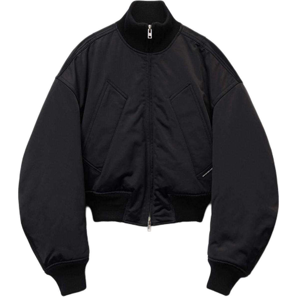 Сатиновый бомбер Alexander Wang, черный
Сатиновый бомбер Alexander Wang, черный