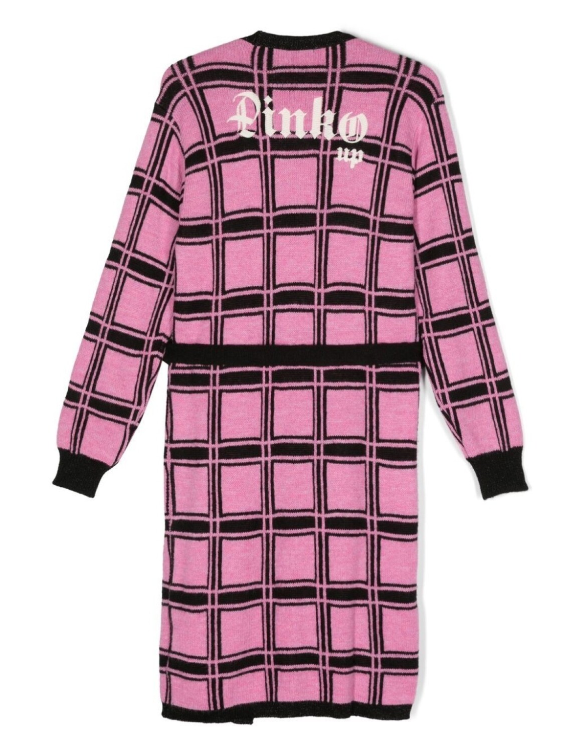Клетчатый кардиган с поясом Pinko Kids, розовый/черный
Клетчатый кардиган с поясом Pinko Kids, розовый/черный