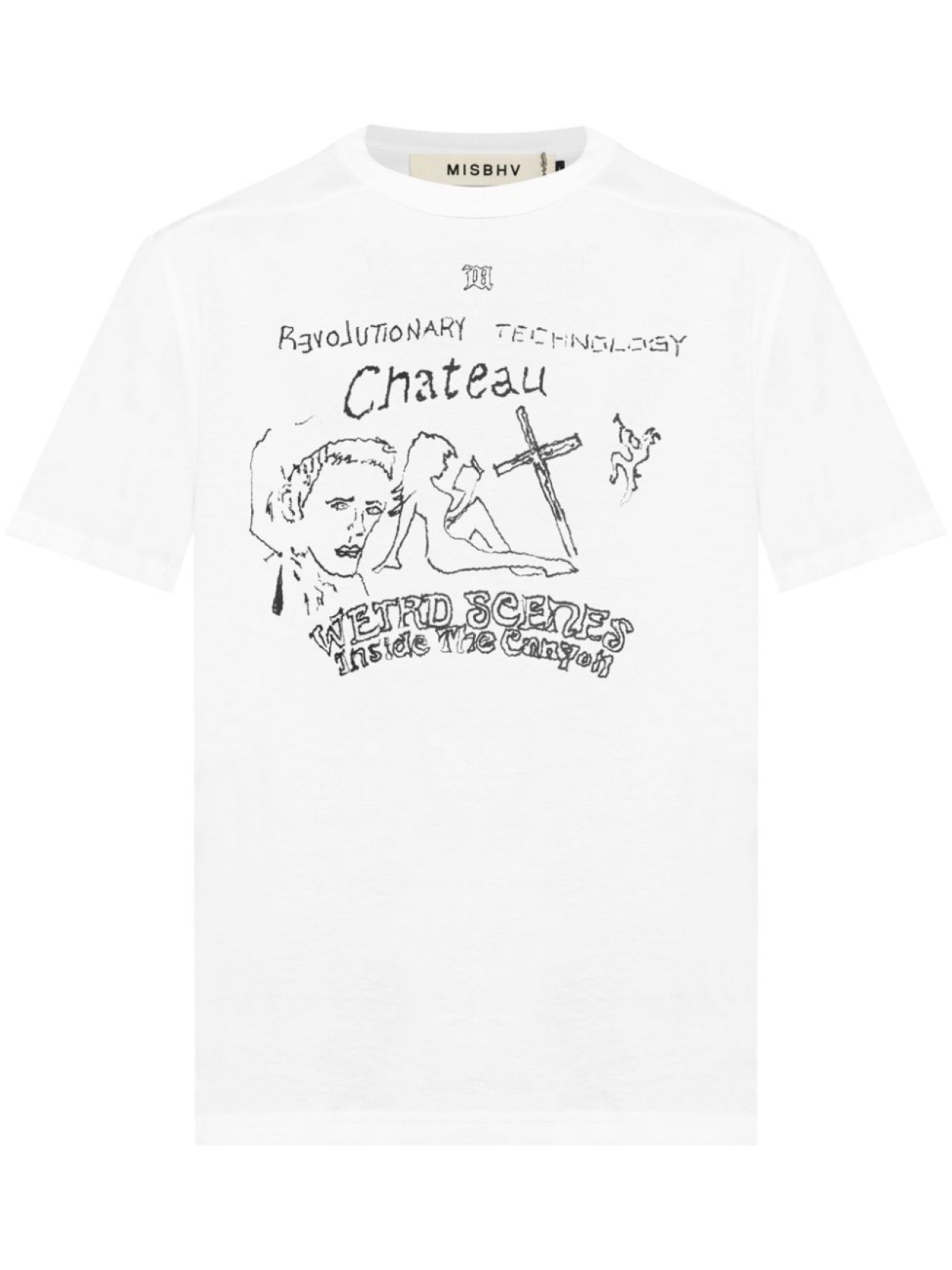 MISBHV футболка с принтом, белый
MISBHV футболка с принтом, белый