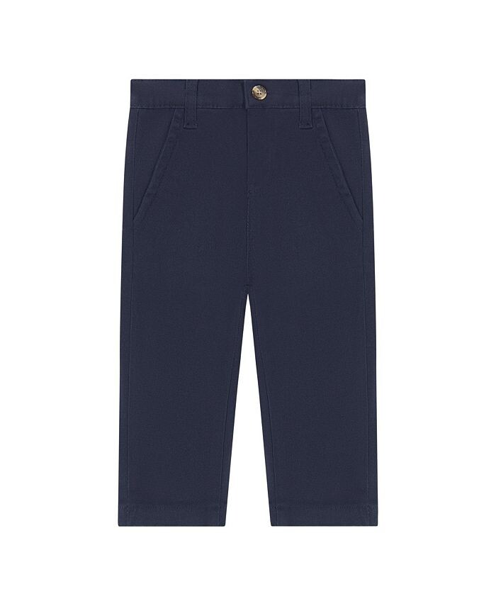 Брюки из твила темно-синего цвета для мальчиков-младенцев Andy & Evan, синий
Брюки из твила темно-синего цвета для мальчиков-младенцев Andy & Evan, синий